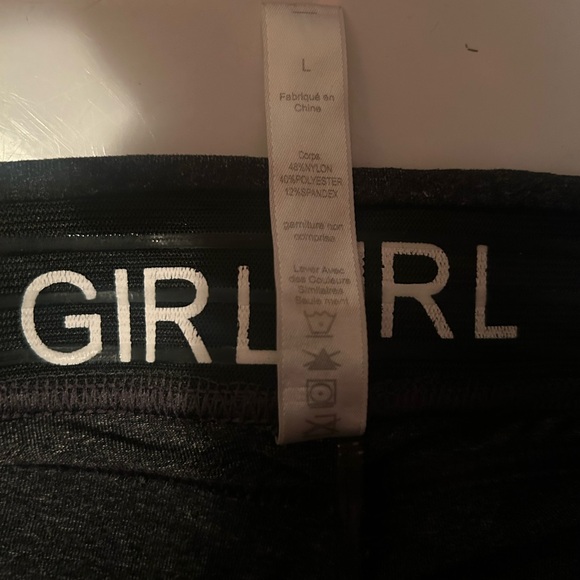 EUC RUNNING GIRL Butt Lift Leggings Scrunch Butt Push Up Yoga Pants Size L - Picture 4 of 6